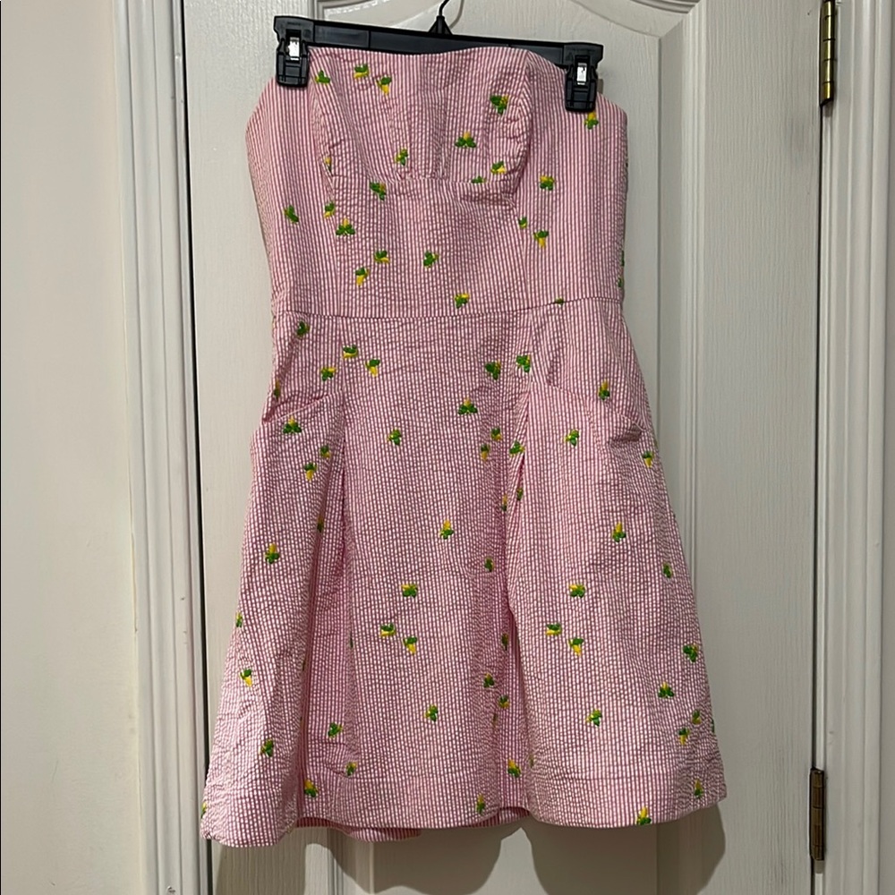 Lilly Pulitzer strapless top size 6 EUC - Picture 1 of 4